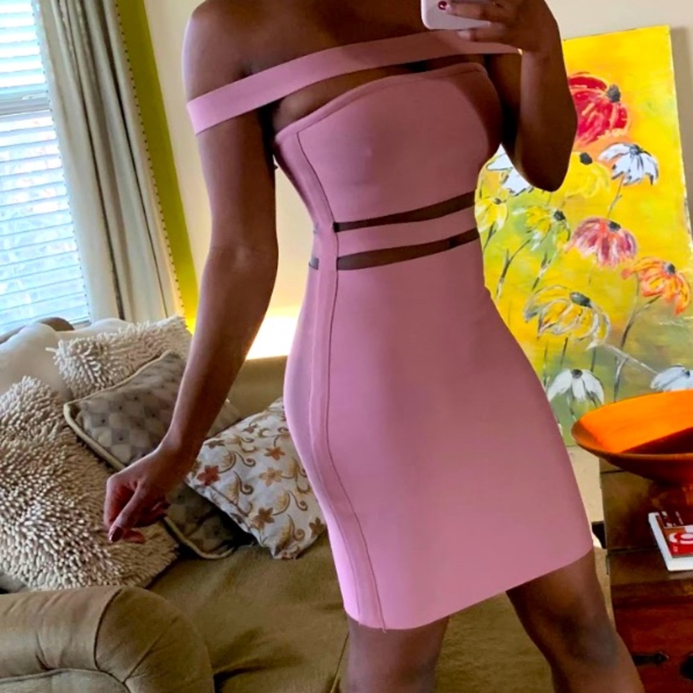 Light pink club dress 💗